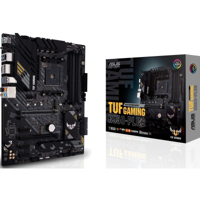 ASUS Материнська плата TUF GAMING B550-PLUS sAM4 B550 4xDDR4 M.2 HDMI DP ATX