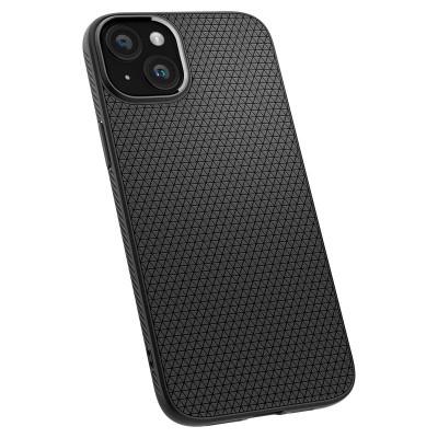 Spigen Чохол для Apple iPhone 15 Liquid Air, Matte Black