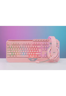2E Gaming Клавіатура KG315 RGB USB Pink Ukr