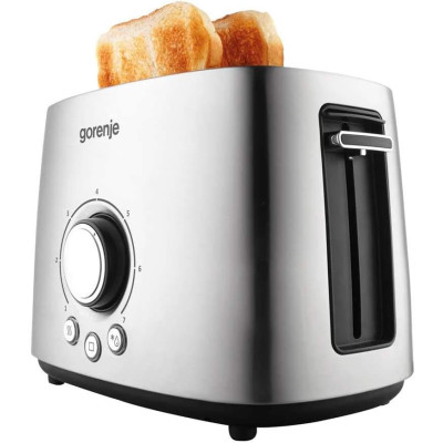 Gorenje Тостер, 1000Вт, пластик-метал, нерж. Gorenje Тостер, 1000Вт, пластик-метал, нерж.