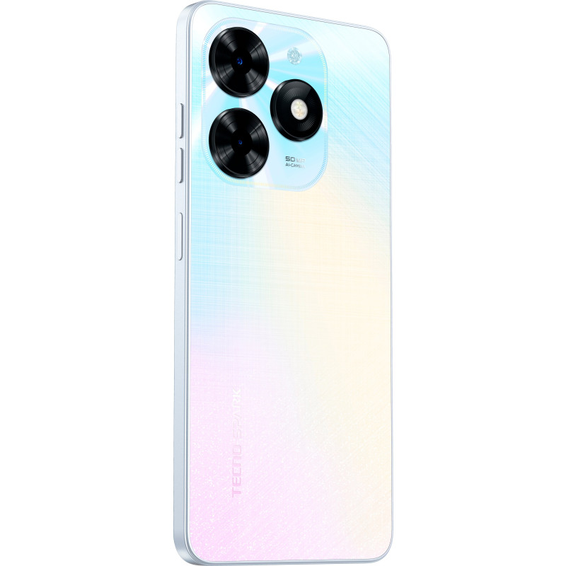 TECNO Смартфон Spark 20C (BG7n) 6.56" 8/128ГБ, 2SIM, 5000мА·год, Mystery White