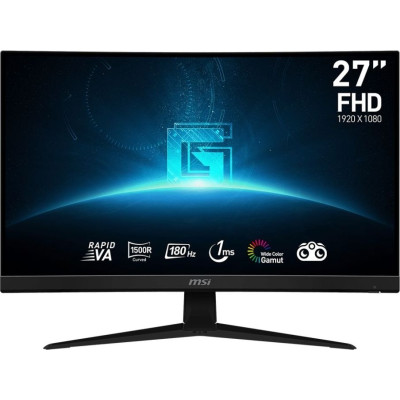 MSI Монітор 27" G27C4-E3 2xHDMI, DP, Audio, VA, 180Hz, 1ms, sRGB 119%, CURVED, AdaptiveSync