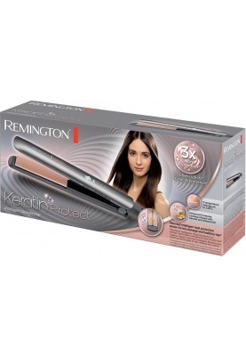 Remington Випрямляч Keratin Protect, 55Вт, темп.режимів-5, 160-230С, кераміка, сріблястий