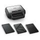 Tefal Мультимейкер UltraCompact 3in1 700Вт, тефлон, 3 пластини, корпус-метал, чорно-сірий
