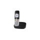 Panasonic Радіотелефон DECT KX-TGU410UCB, чорно-сріблястий