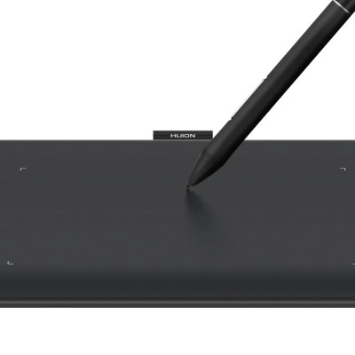 Huion Графічний планшет 6.3"x3,9" Inspiroy Frego S, BT, USB-C, чорний