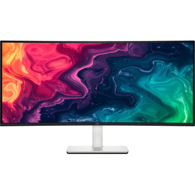 Dell Монітор 34" S3425DW 2xHDMI, DP, USB-C, MM, VA, 3440x1440, 21:9, 120Hz, 1ms, sRGB 95%, CURVED, FreeSync, HAS, HDR10