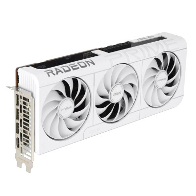 ASUS Відеокарта Radeon RX 9070 XT 16GB GDDR6 OC PRIME-RX9070XT-O16G-WHITE білий