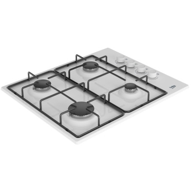 Beko Варильна поверхня газова, 60см, білий