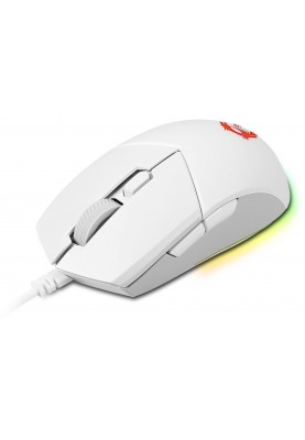 MSI Комплект клавіатура та миша Vigor GK30 COMBO WHITE UA USB, EN/UKR/RU, RGB, білий