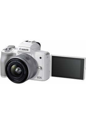 Canon Цифрова фотокамера EOS M50 Mk2 + 15-45 IS STM Kit White