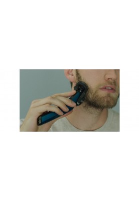 BaByliss Тример для стрижки бороди, 1 насадка, футляр, синій