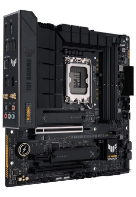 ASUS Материнcька плата TUF GAMING B760M-PLUS WIFI D4 s1700 B760 4xDDR4 M.2 HDMI DP Wi-Fi BT mATX