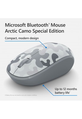 Microsoft Миша Camo SE Bluetooth White