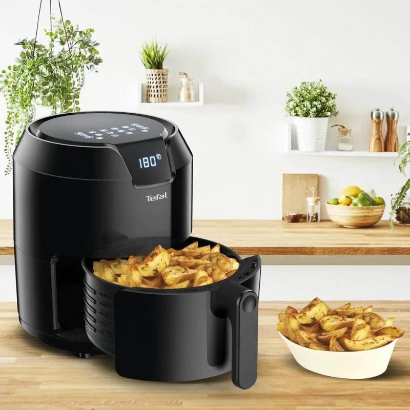 Tefal Мультипіч Easy Fry Precision, 1500Вт, чаша-4.2л, сенсорне керув., пластик, чорний