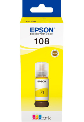 Epson Контейнер з чорнилом 108 EcoTank L8050/L18050 yellow