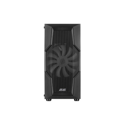 2E Gaming Корпус Turbo G2057B без БЖ 2xUSB3.0, 1xUSB2.0, 1x200мм, ARGB, 3x120мм ARGB, VGA 345мм, LCS ready, HUB, TG Side Panel, ATX, чорний