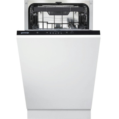 Gorenje Посудомийна машина вбудовувана, 11компл., A++, 45см, AquaStop, 3й кошик, білий
