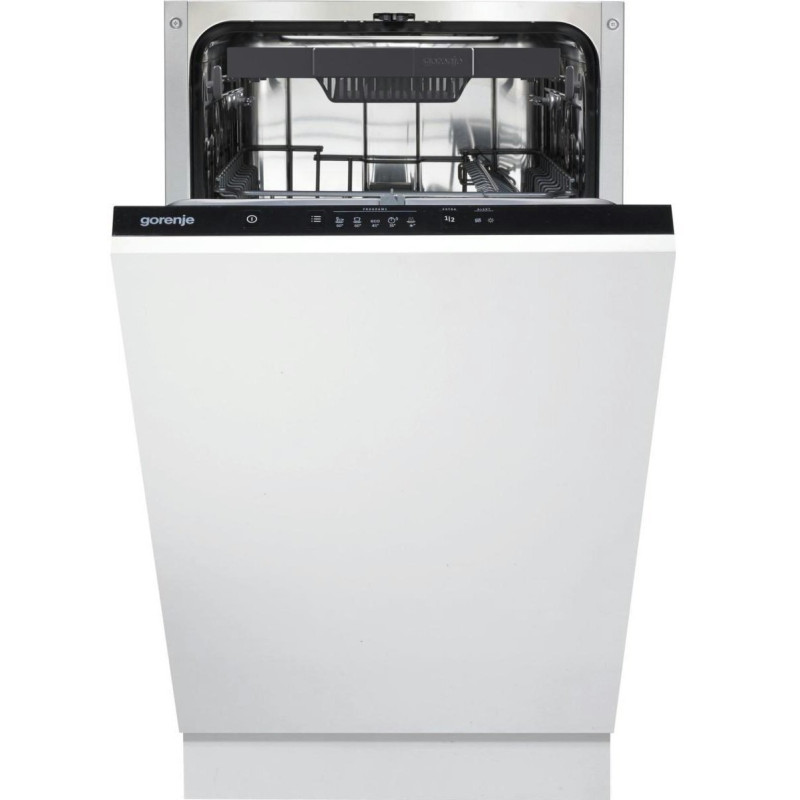 Gorenje Посудомийна машина вбудовувана, 11компл., A++, 45см, AquaStop, 3й кошик, білий