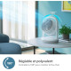 Philips Вентилятор Philips настільний Series 2000, 22см, 28Вт, таймер, поворот 180, білий