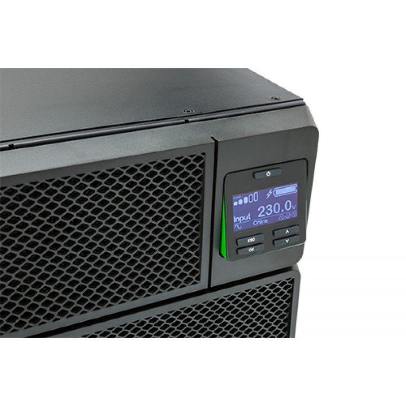APC Джерело безперебійного живлення Smart-UPS Online 10000VA/10000W, RM 6U, LCD, USB, RS232, 6x13, 4xC19