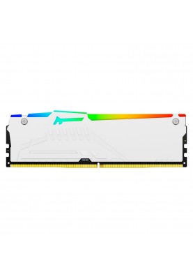 Kingston Пам'ять ПК DDR5 32GB 6000 FURY Beast Білий RGB XMP