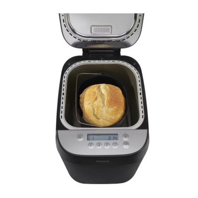 Panasonic Хлібопічка 700Вт, програм-18, макс.ваг -1кг, форма-круг, пластик, чорний