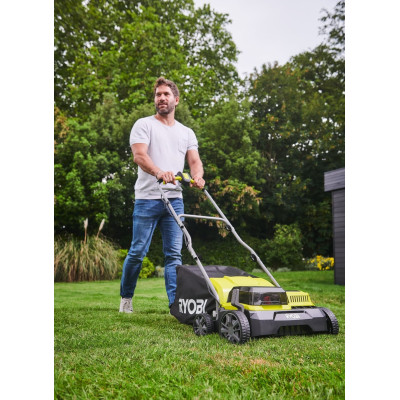 Ryobi Аератор-скарифікатор ONE+ 18В 2х4.0А/г, 35см, 55л