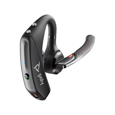 Poly Гарнітура комп'ютерна стерео Poly Voyager 5200 UC з адаптером BT600, USB-A, Bluetooth, всеспрямований, Acoustic fence, чорний