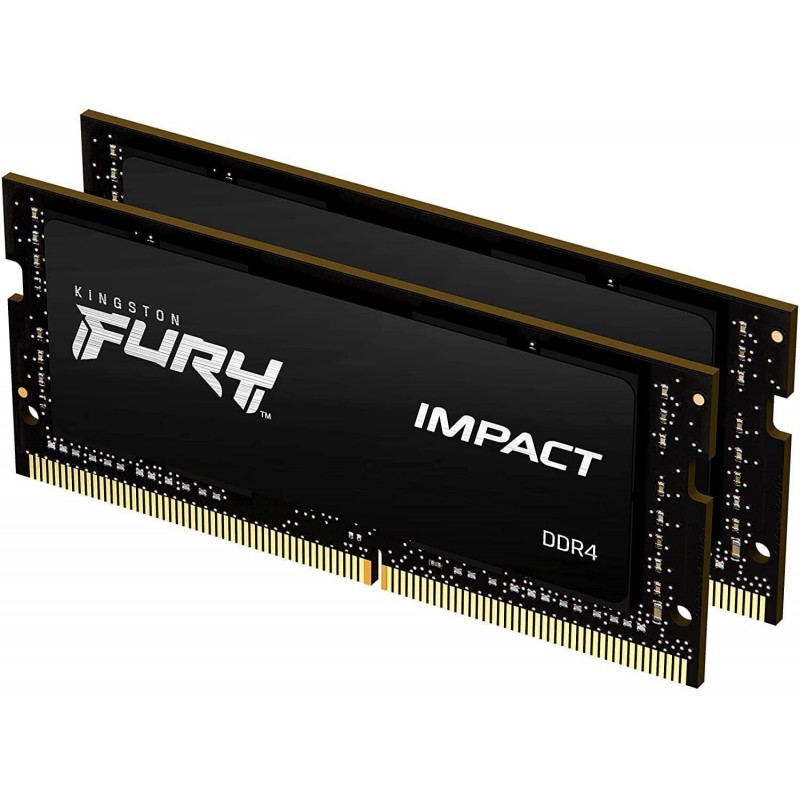 Kingston Пам'ять ноутбука DDR4 16GB KIT (8GBx2) 3200 FURY Impact