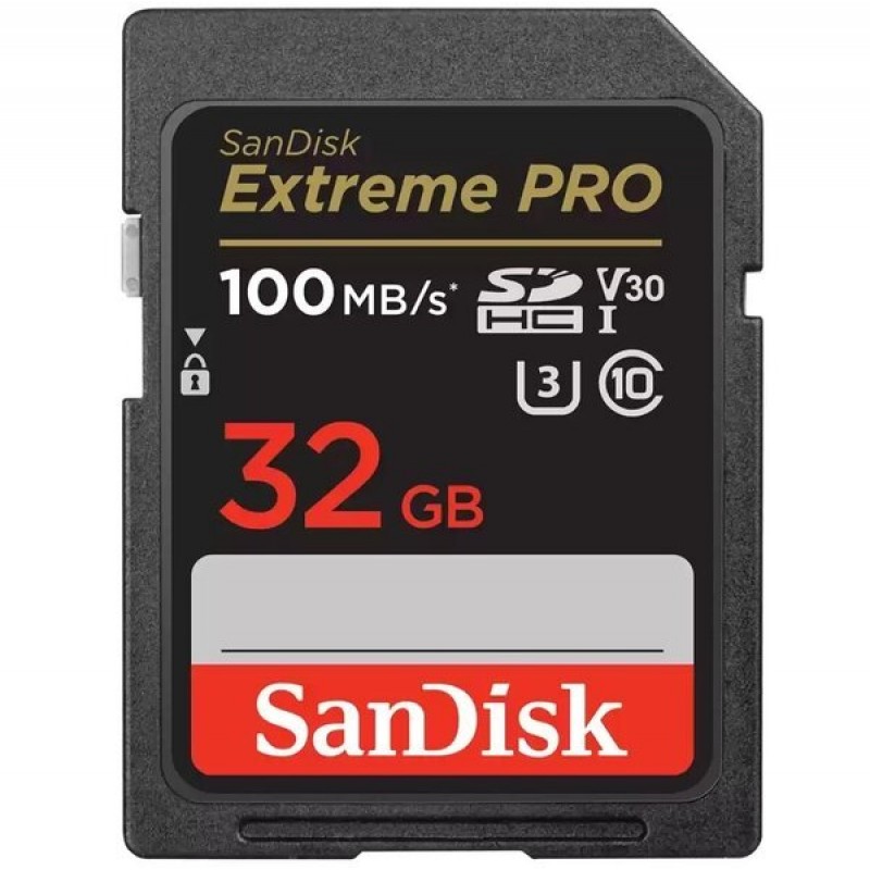 SanDisk Карта пам'яті SD 32GB C10 UHS-I U3 R100/W90MB/s Extreme Pro V30