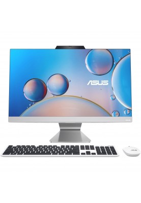 ASUS Комп'ютер персональний моноблок A3402WVAK-WPC0860 23.8" FHD AG Intel 7-150U, 16GB, F1TB, UMA, WiFi, кл+м, без ОС, білий