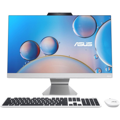 ASUS Комп'ютер персональний моноблок A3402WVAK-WPC0860 23.8" FHD AG Intel 7-150U, 16GB, F1TB, UMA, WiFi, кл+м, без ОС, білий