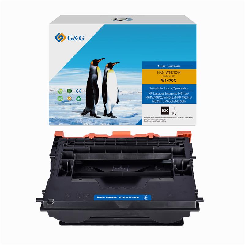 G&G Картридж до HP 147X LJ MFP M611/M612/M635/M636 Black (30 000стор)