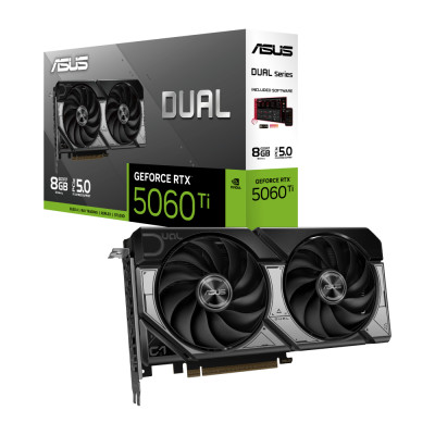 ASUS Відеокарта ASUS GeForce RTX 5060 Ti 8GB GDDR7 DUAL-RTX5060TI-8G