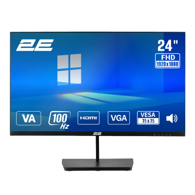 2E Монітор 2E 23.8" B2425B D-Sub, HDMI, VA, 100Hz 2E Монітор 2E 23.8" B2425B D-Sub, HDMI, VA, 100Hz