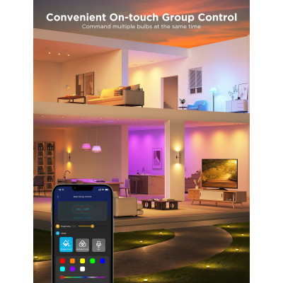 Govee Набір ламп 2шт Govee B600D GU10 Smart LED Bulb, RGBWW, WI-FI/Bluetooth, білий