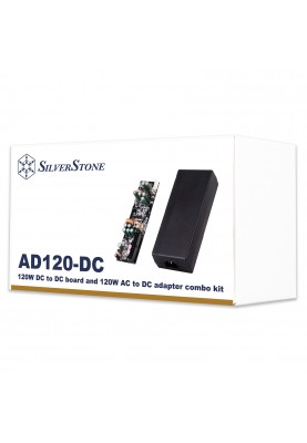 SilverStone Блок живлення AD120-DC (120W), 1xMB 24pin(20+4), 3xSATA,1x4pin