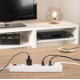 HAMA Мережевий подовжувач Multiple 6XSchuko 3G*1.5мм ws 3м White