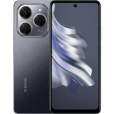 TECNO Смартфон Spark 20 PRO (KJ6) 6.78" 8/256ГБ, 2SIM, 5000мА•год, Moonlit Black