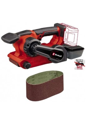 Einhell Шліфмашина стрічкова акумуляторна TP-BS 18/457LI BL - Solo, PXC, 18В, 120-250м•хв, стрічка 457х75мм, безщіткова, 2.58кг, без АКБ і ЗП