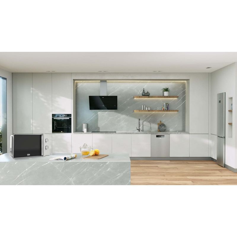 Beko Мікрохвильова піч, 20л, мех.керув., 700Вт, білий