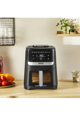 Tefal Мультипіч Easy Fry Silence Vision, 1670Вт, чаша-5л, сенсорне керув., 10 програм, з віконцем, пластик, чорний