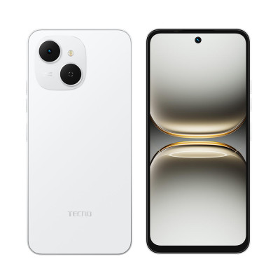TECNO Смартфон Spark 40C (KM4k) 6.67" 4/128ГБ, 2SIM, 6000мА рік, Veil White