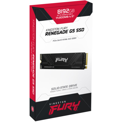 Kingston Накопичувач SSD Kingston M.2 8TB PCIe 5.0 FURY Renegade Kingston Накопичувач SSD Kingston M.2 8TB PCIe 5.0 FURY Renegade