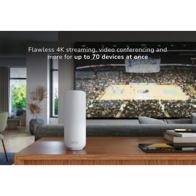 NETGEAR Система WiFi-Mesh Orbi RBE372 BE5000, 2мод, білий