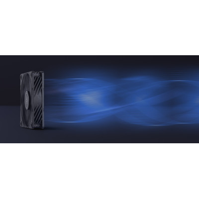 SilverStone Корпусний вентилятор Shark Force SF120B, 120mm, 2500rpm, 4pin PWM, 41.2dBa