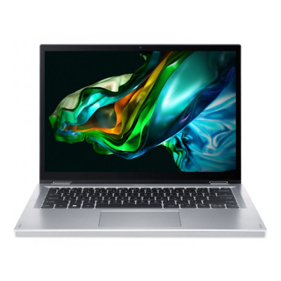 Acer Ноутбук Aspire 3 Spin 14 A3SP14-31PT 14" WUXGA IPS Touch, Intel P N200, 8GB, F256GB, UMA, Lin, сріблястий