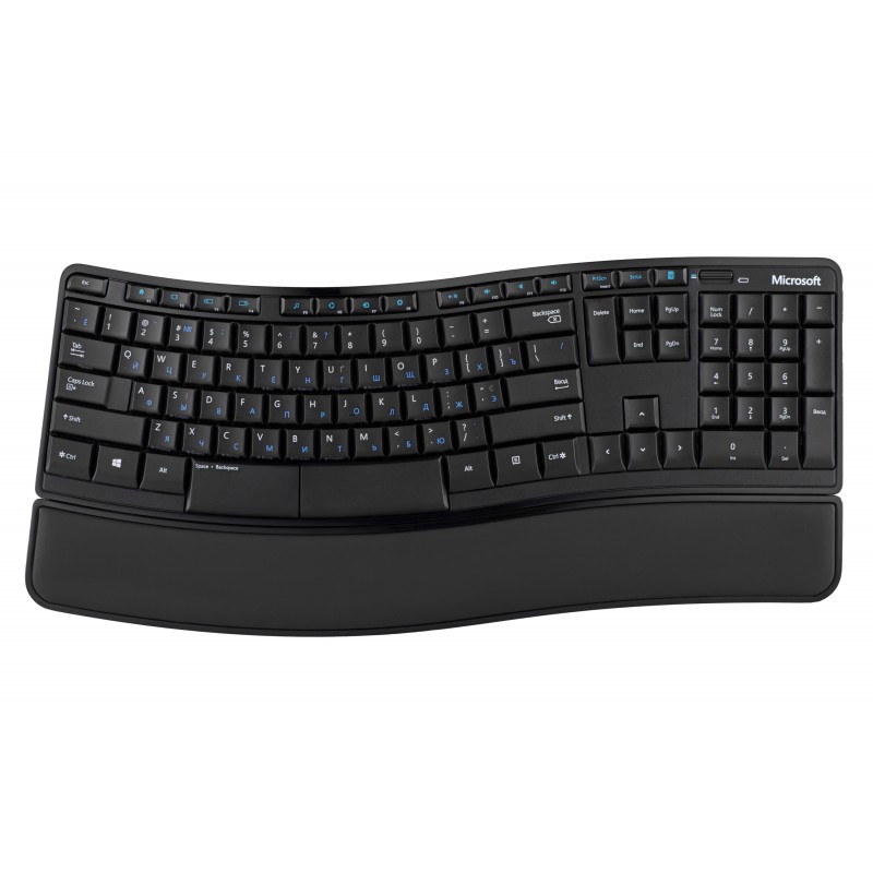 Microsoft Комплект Comfort Desktop Sculp 104key, WL, EN/UKR/RU, Чорний