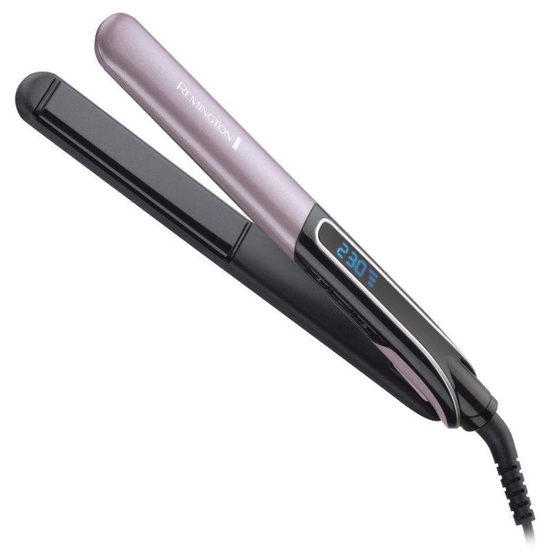 Remington Випрямляч Sleek&Curl Expert, 45Вт, темп.режимів-9, 150-230С, дисплей, кераміка, титан , бузково-чорний